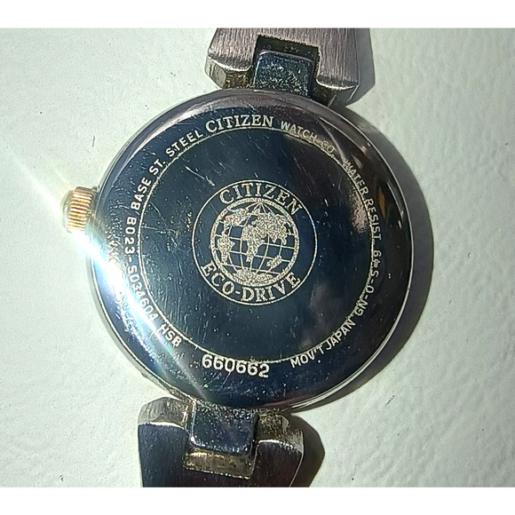 Citizen Eco-Drive Silhouette Bangle Ladies Watch with Mother of Pearl Dial B023 main image 7